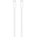 USB Type-C töltő- és adatkábel, USB Type-C, 200 cm, 240W, gyorstöltés, PD, cipőfűző minta, Apple, fehér, gyári