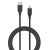 USB Type-C töltő- és adatkábel, Lightning, 120 cm, 3000 mA, 27W, gyorstöltés, PD, Devia Jelly, EC631, fekete