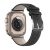 Apple Watch 4-6, SE, SE (2022) (42 / 44 mm) / Watch 7-9 (45 mm) / Watch 10 (46 mm) / Watch Ultra 1-2 (49 mm), valódi bőr pótszíj, állítható, Dux Ducis YS, fekete