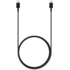   USB Type-C töltő- és adatkábel, USB Type-C, 180 cm, 3000 mA, gyorstöltés, Samsung, fekete, gyári