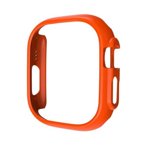 Apple Watch Ultra 1-2 (49 mm), Műanyag védőkeret, közepesen ütésálló, szíj nélkül, narancssárga