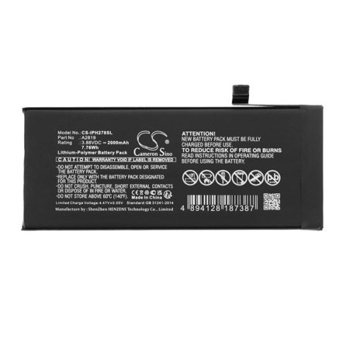 Apple iPhone SE (2022), Akkumulátor, 2000 mAh, Li-Polymer, Cameron Sino, kompatibilis