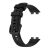 Huawei Band 8 / 9 / 10, szilikon pótszíj, állítható, fekete