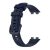 Huawei Band 8 / 9 / 10, szilikon pótszíj, állítható, sötétkék