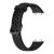 Huawei Band 8 / 9 / 10, szilikon pótszíj, lyukacsos, légáteresztő, fekete