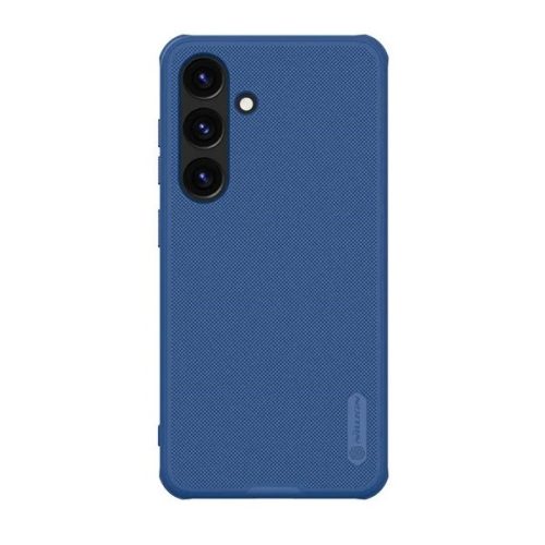 Samsung Galaxy S24 Plus SM-S926, Műanyag hátlap védőtok, szilikon keret, légpárnás sarok, Nillkin Super Frosted Pro, kék