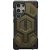 Samsung Galaxy S24 Ultra SM-S928, Műanyag hátlap védőtok, szilikon belső, közepesen ütésálló, textil minta, kevlár borítás, UAG Monarch Kevlar, mintás/zöld