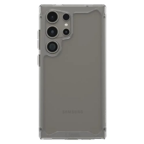 Samsung Galaxy S24 Ultra SM-S928, Műanyag hátlap védőtok, szilikon belső, közepesen ütésálló, UAG Plyo, áttetsző