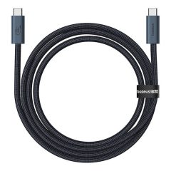   USB Type-C töltő- és adatkábel, USB Type-C, 100 cm, 240W, gyorstöltés, PD, QC, Baseus Flash Series 2, P10311803111-00, fekete