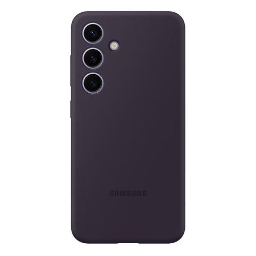 Samsung Galaxy S24 SM-S921, Szilikon tok, sötétlila, gyári