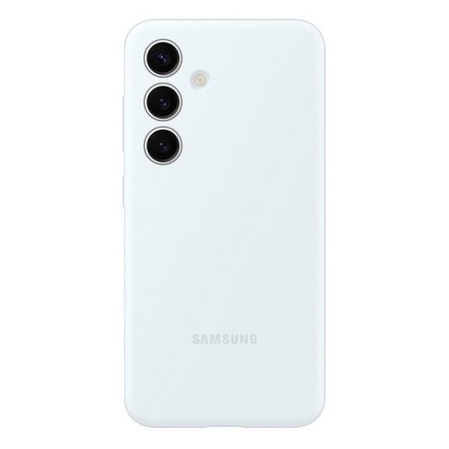 Samsung Galaxy S24 SM-S921, Szilikon tok, fehér, gyári