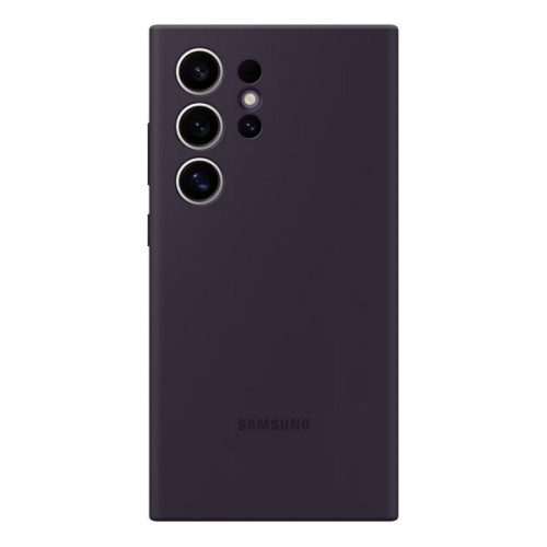 Samsung Galaxy S24 Ultra SM-S928, Szilikon tok, sötétlila, gyári