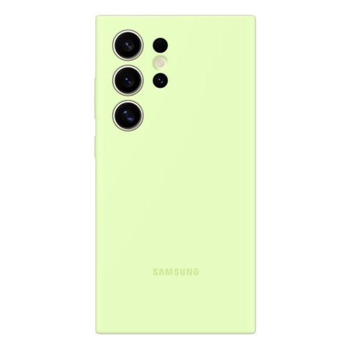 Samsung Galaxy S24 Ultra SM-S928, Szilikon tok, világoszöld, gyári