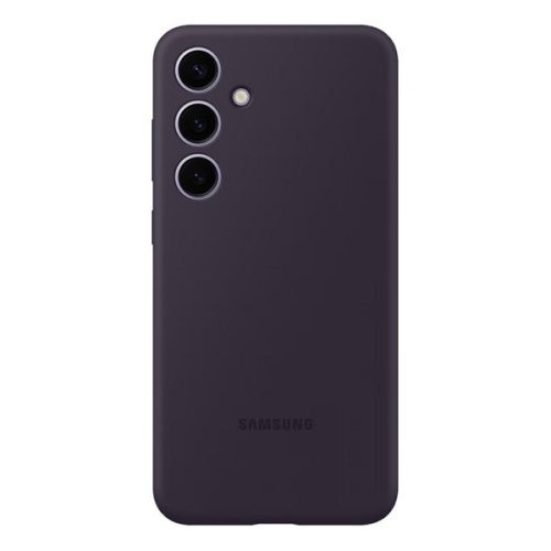 Samsung Galaxy S24 Plus SM-S926, Szilikon tok, sötétlila, gyári