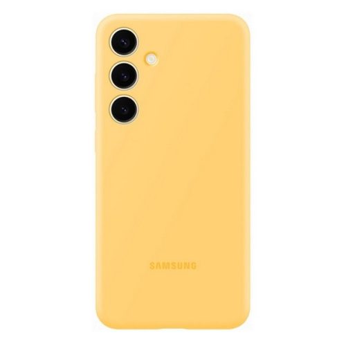 Samsung Galaxy S24 Plus SM-S926, Szilikon tok, sárga, gyári