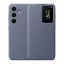 Samsung Galaxy S24 SM-S921, Oldalra nyíló tok, hívás mutatóval, kártyatartóval, Smart View Wallet, lila, gyári