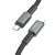 USB Type-C töltő- és adatkábel, Lightning, 100cm, 20W, gyorstöltés, PD, Hoco X85 Strength, fekete