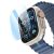 Apple Watch Ultra 1-2 (49 mm), Kijelzővédő fólia, ütésálló fólia (az íves részre NEM hajlik rá!), Tempered Glass (edzett üveg), 3D Full Cover, Dux Ducis Eapa, Clear