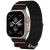 Apple Watch 4-6, SE, SE (2022) (42 / 44 mm) / Watch 7-9 (45 mm) / Watch 10 (46 mm) / Watch Ultra 1-2 (49 mm), textíl pótszíj, nylon, állítható, Spigen DuraPro Flex Ultra, fekete