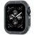 Apple Watch 4-6, SE, SE (2022) (44 mm) / Watch 7-9 (45 mm), Szilikon védőkeret, ütésálló, szíj nélkül, Spigen Rugged Armor, sötétszürke