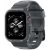 Apple Watch 4-6, SE, SE (2022) (44 mm) / Watch 7-9 (45 mm), Szilikon védőkeret, ütésálló, szíjjal, Spigen Rugged Armor Pro, sötétszürke