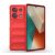 Xiaomi Redmi Note 13 5G, Szilikon tok, közepesen ütésálló, 3D minta, piros