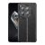 OnePlus 12, Szilikon tok, bőrhatású, varrásminta, fekete