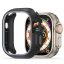 Apple Watch 7-9 (41 mm), Műanyag + szilikon védőkeret, szíj nélkül, közepesen ütésálló, Dux Ducis Bamo, sötétszürke