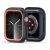 Apple Watch Ultra 1-2 (49 mm), Műanyag + szilikon védőkeret, szíj nélkül, közepesen ütésálló, Dux Ducis Bamo, narancssárga