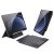 Samsung Galaxy Tab S9 FE (10.9) / Tab S10 FE (10.9) SM-X510 / X516B / X520 / X526, Bluetooth billentyűzetes, mappa tok, Touch Pad, állvány funkció, mágneses rögzítés, érintőceruza tartó, Dux Ducis DK, fekete