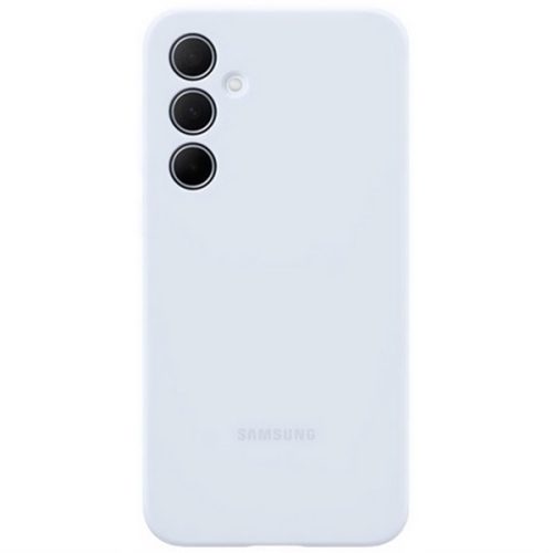 Samsung Galaxy A55 5G SM-A556B, Szilikon tok, világoskék, gyári