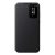 Samsung Galaxy A55 5G SM-A556B, Oldalra nyíló tok, hívás mutatóval, kártyatartóval, Smart View Wallet, fekete, gyári