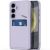 Samsung Galaxy S24 Plus SM-S926, Műanyag hátlap védőtok + szilikon keret, stand, bőrrel bevont hátlap, kártyatartóval, Magsafe kompatibilis, Dux Ducis Rafi II Mag, lila