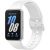 Bluetooth csuklópánt, aktivitást mérő karkötő, szilikon szíj, v5.3, AMOLED kijelző, aktivitás és egészség mérő, vízálló, Samsung Galaxy Fit3 SM-R390, ezüst, gyári