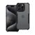Huawei Honor X8b, Szilikon tok, közepesen ütésálló, légpárnás sarok, akril hátlap, Anti-Drop Case, átlátszó/fekete