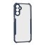 Samsung Galaxy A14 4G / A14 5G SM-A145F / A146B, Szilikon tok, közepesen ütésálló, légpárnás sarok, akril hátlap, Anti-Drop Case, átlátszó/sötétkék