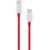 USB töltő- és adatkábel, USB Type-C, 100 cm, 10000 mA, 100W, gyorstöltés, Oppo, piros, gyári