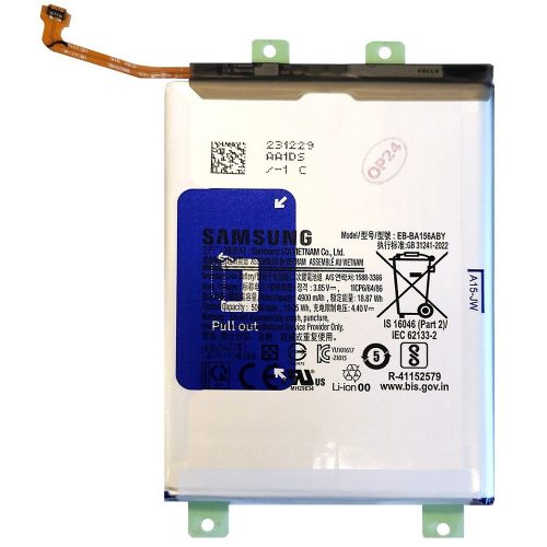 Samsung Galaxy A15 4G / A15 5G SM-A155F / A156B, Akkumulátor, 5000 mAh, Li-Ion, gyári