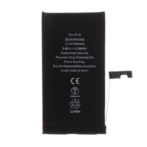 Apple iPhone 15, Akkumulátor, 3349 mAh, Li-Ion, kompatibilis