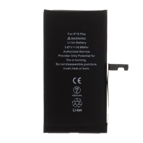 Apple iPhone 15 Plus, Akkumulátor, 4383 mAh, Li-Ion, kompatibilis