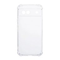   Google Pixel 8a, Szilikon tok, közepesen ütésálló, légpárnás sarok, átlátszó