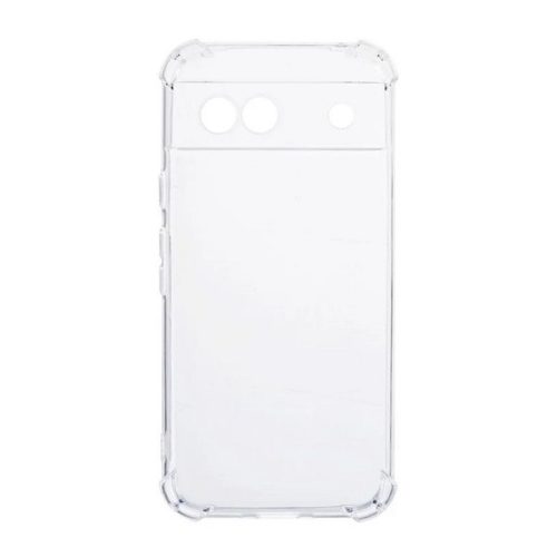Google Pixel 8a, Szilikon tok, közepesen ütésálló, légpárnás sarok, átlátszó