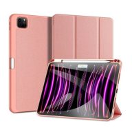   Apple iPad Pro 11 (2024 / 2025), mappa tok, Smart Case, érintőceruza tartó, Dux Ducis Domo, rózsaszín