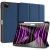 Apple iPad Pro 11 (2024), mappa tok, Smart Case, érintőceruza tartó, Dux Ducis Domo, sötétkék