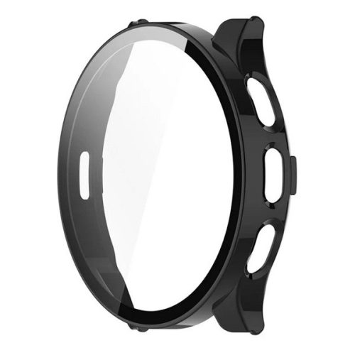 Garmin Venu 3S, Műanyag védőkeret, kijelzővédő üveggel, közepesen ütésálló, szíj nélkül, fekete