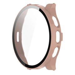   Garmin Venu 3, Műanyag védőkeret, kijelzővédő üveggel, közepesen ütésálló, szíj nélkül, rózsaszín