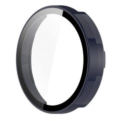   Garmin Lily 2 / Lily 2 Active, Műanyag védőkeret, kijelzővédő üveggel, közepesen ütésálló, szíj nélkül, sötétkék