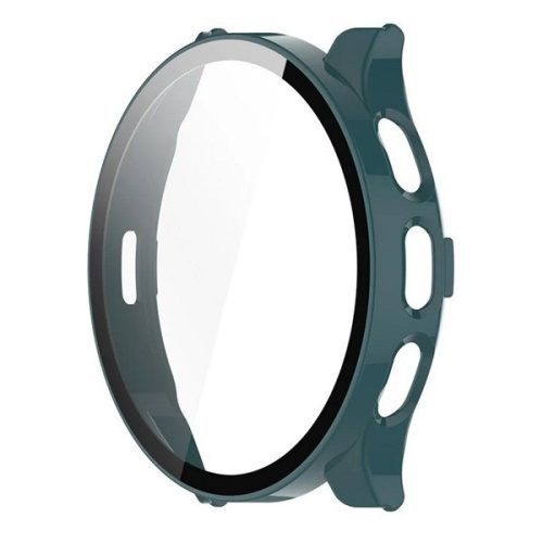 Garmin Venu 3S, Műanyag védőkeret, kijelzővédő üveggel, közepesen ütésálló, szíj nélkül, sötétzöld