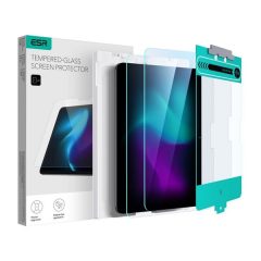   Apple iPad Pro 11 (2024), Kijelzővédő fólia, ütésálló fólia, Tempered Glass (edzett üveg), ESR Glass, Clear, 2 db / csomag