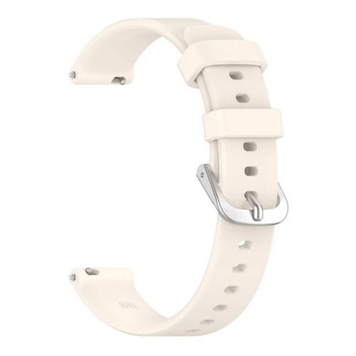 Garmin Lily 2 / Lily 2 Active, szilikon pótszíj, állítható, bézs